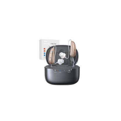 Rechargeable OTC Hearing Aids for Seniors with AI Noise Canceling