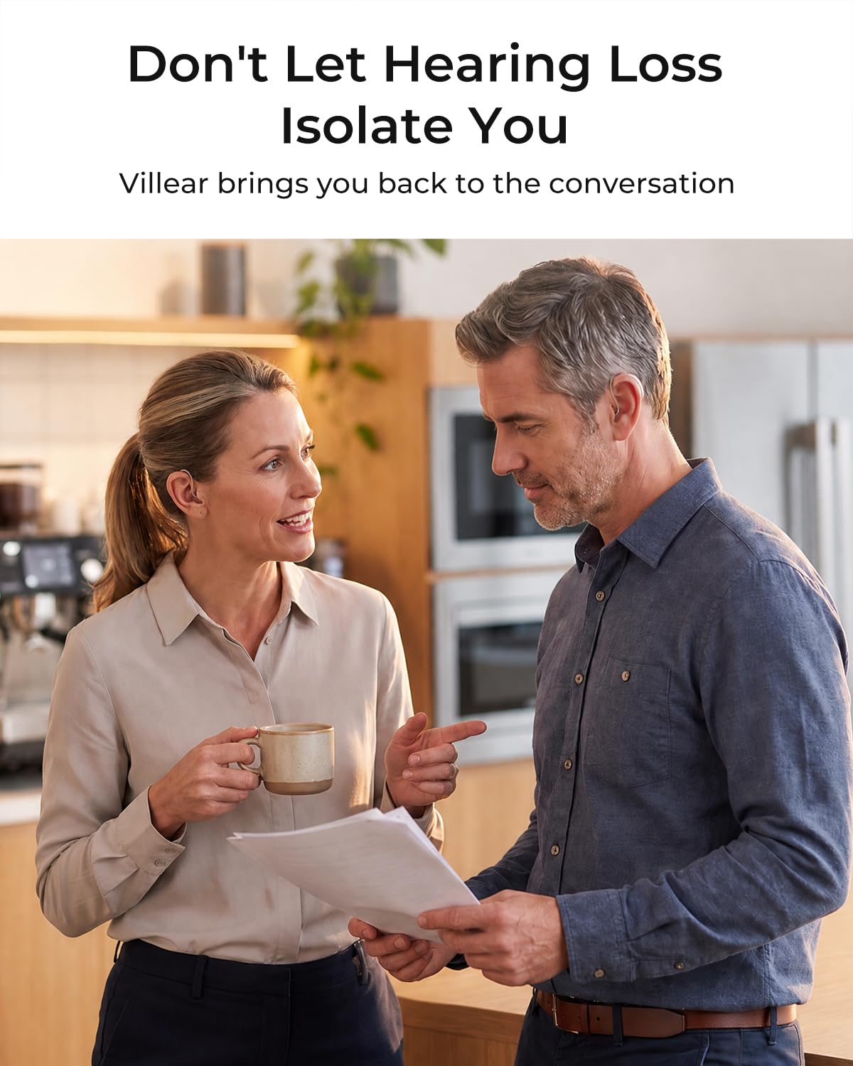 Rechargeable OTC Hearing Aids for Seniors & Adults with Clear Conversations